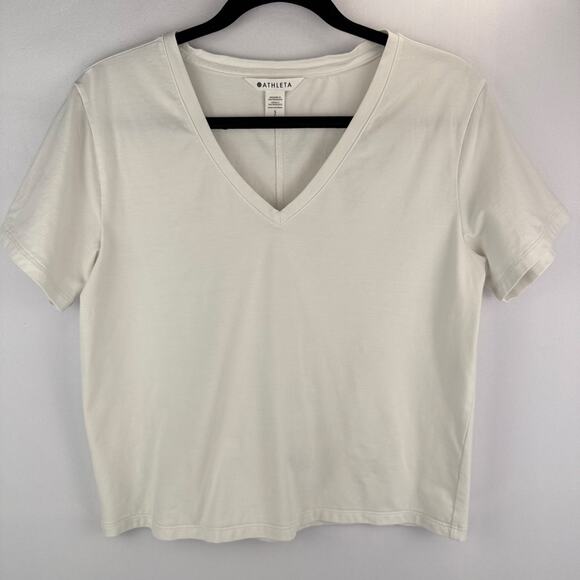 Athleta Essential V-Neck Tee Size S - Picture 1 of 6